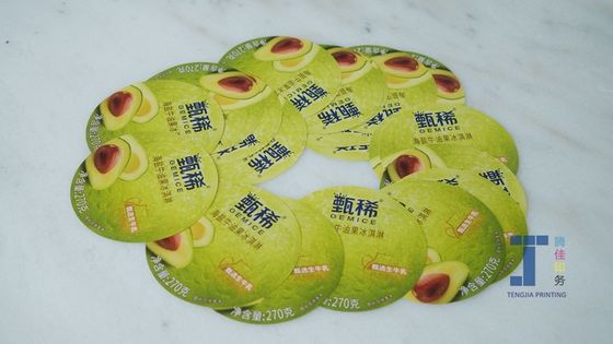 CMYK Renk Iml Etiketler Gıda Paketleri Etiket Özel