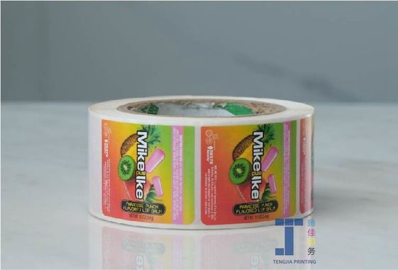 Parlak Mat Laminasyon Yazdırılabilir Kraft Kağıt Etiketleri Etiketleme için Rulo