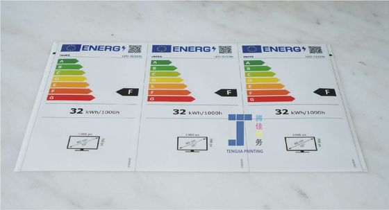 Enerji Tanımlamaları Elektronik Ürün Etiketi Alev Geriletici