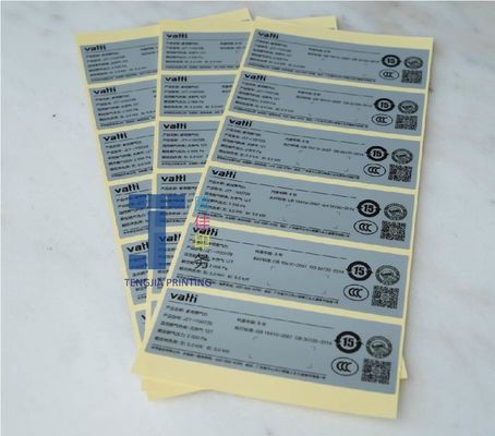 Güvenlik bildirimleri için özelleştirilebilir boyutlu elektrikli uyarı etiketleri