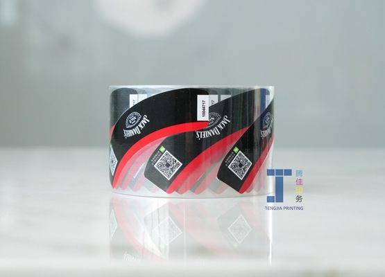 Oval Fanfold Okulabilir Şeffaf Film Etiketleri Özel Şeffaf Vinyl Dikkate Alıcılar