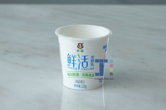 Portakal kabuğu kalıp etiketler Plastik dondurma küveti etiketler Offset basılı