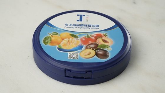 Özel PP PE Şekil Etiketleri Süt Tozu Kutu Kapak