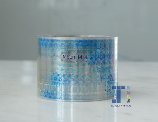 Kalıcı yapıştırıcı basılı şeffaf etiketler 50 Mikron-150 Mikron kalınlığı