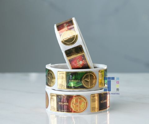 Rulo Yaprak Paketlemesi Çıkartılmış Etiketler