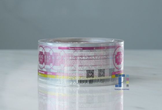 Özelleştirilebilir Açık Plastik Etiketler Su geçirmez