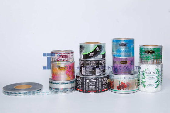 Pantone Rengi Şeffaf Kendine Yapışkan Etiketler Kozmetik Paket Etiketleri